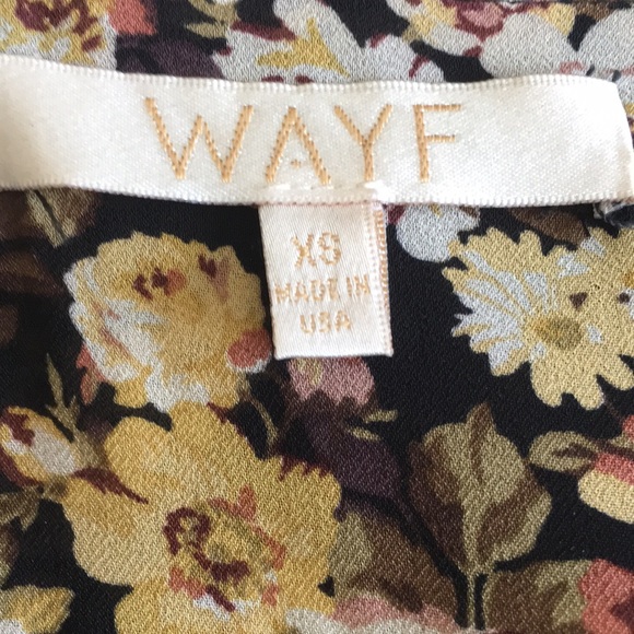 WAYF floral wrap dress - Picture 4 of 6